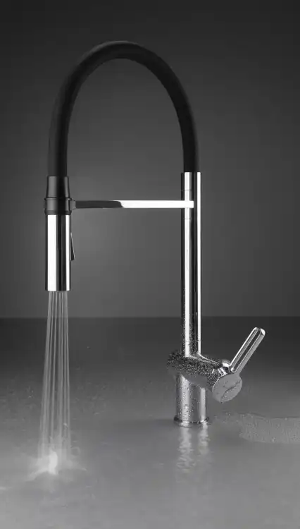 Deante MAGNETIC bateria kuchenna elastyczną wylewką chrom BRM_072M