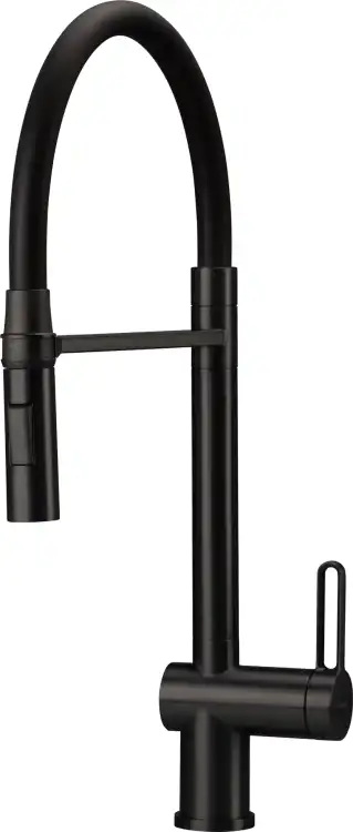 Deante MAGNETIC bateria kuchenna elastyczną wylewką czarny mat/nero BRM_N72M
