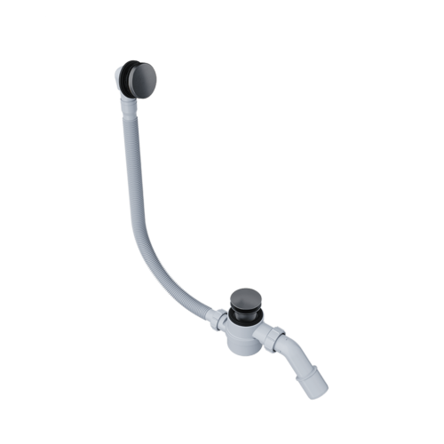 Excellent MOLI przelew wannowy czyszczony od góry grafit szczotkowany 100 cm ARIN.3210AB