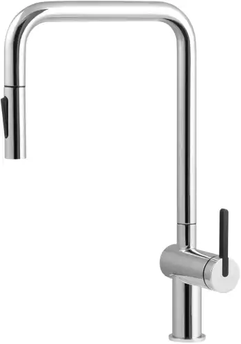 Deante MOMI bateria kuchenna z wyciąganą wylewką chrom BKM_073N