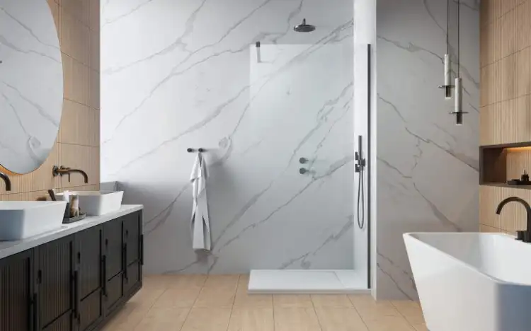 Radaway MODO NEW II walk-in  grafit szczotkowany