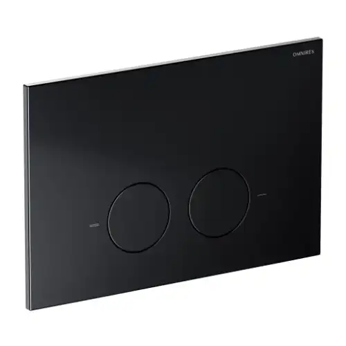 ECO FLUSH SET  |  STRONGFRAME stelaż podtynkowy do miski toaletowej z ECO spłukiwaniem + MINIMAL przycisk spłukujący czarny mat.