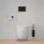 ECO FLUSH SET  |  STRONGFRAME stelaż podtynkowy do miski toaletowej z ECO spłukiwaniem + MINIMAL przycisk spłukujący czarny mat.