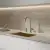 Omnires MODERN PROJECT dozownik mydła w płynie złoty szczotkowany MP60723GLB