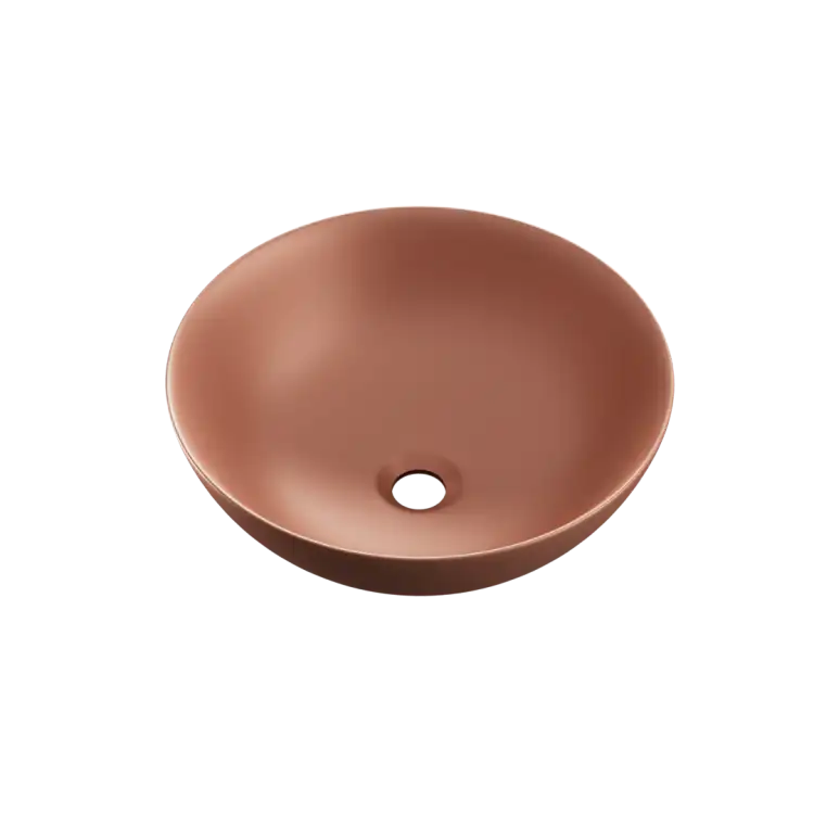 Excellent LUQA umywalka nablatowa fi40 cm terracotta mat CEAC.6401.400.TEM