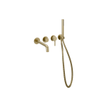 Excellent DELTA Pi bateria wannowa 4- otworowa podtynkowa złoty szczotkowany  AREX.1244.K.02GB