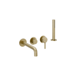 Excellent DELTA Pi bateria wannowa 4- otworowa podtynkowa złoty szczotkowany AREX.1244.K.05GB