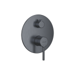 Excellent Pi bateria prysznicowo-wannowa podtynkowa grafit szczotkowany AREX.1245AB 