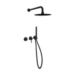 Excellent Pi zestaw prysznicowy podtynkowy 2- funkcje czarny mat AREX.1244.K.03BL