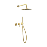 Excellent Pi zestaw prysznicowy podtynkowy 2- funkcje złoty połysk AREX.1244.K.03GL