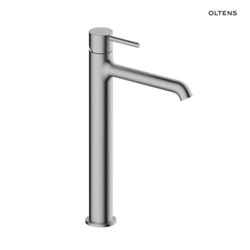 Oltens MOLLE SLIM bateria umywalkowa wysoka niekiel szczotkowany 32403910