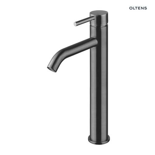Oltens MOLLE bateria umywalkowa wysoka grafit szczotkowany 32400400