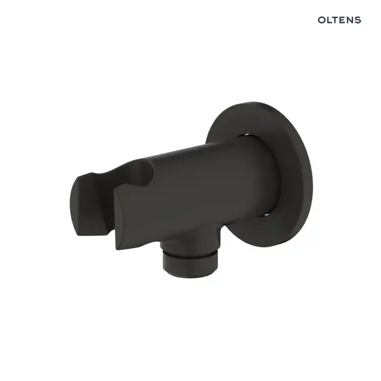 Oltens MOLLE zestaw natryskowy podtynkowy z deszczownica fi 30 czarny mat 36600300