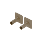 Excellent CALDO rozety maskujące x2 cappuccino GREX.CA90.M1.CA