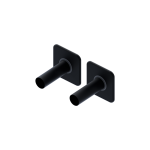 Excellent CALDO rozety maskujące x2 czarny mat  GREX.CA90.M1.BL