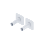 Excellent CALDO rozety maskujące x2 biały mat   GREX.CA90.M1.WH