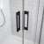 Radaway IDEA DWJ drzwi lewe czarny mat