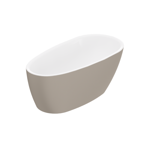 Excellent OLIA 2.0 wanna wolnostojąca 160 x75 biały połysk/cappuccino mat WAEX.OLI2.16WHCAM