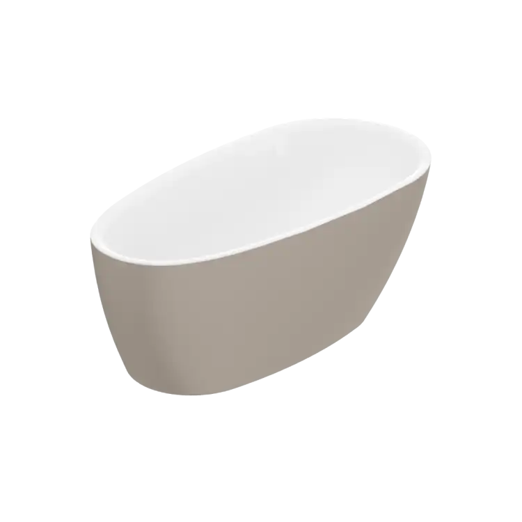 Excellent OLIA 2.0 wanna wolnostojąca 160 x75 biały połysk/cappuccino mat WAEX.OLI2.16WHCAM