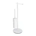 Omnires MODERN PROJECT stojak na papier i szczotkę biały mat MP60810WM