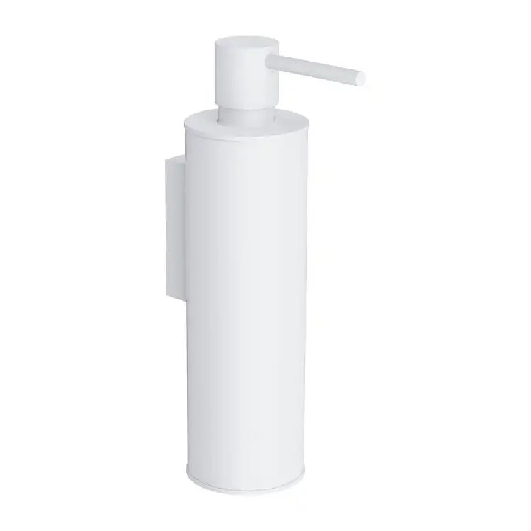 Omnires MODERN PROJECT dozownik mydła w płynie wiszący biały mat MP60721WM