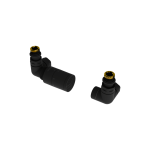 Excellent CALDO zestaw termostatyczny trójosiowy czarny mat lewy  GREX.CA20.L.TT.BL