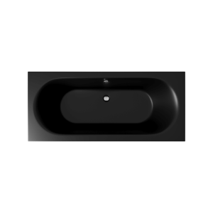 Excellent OCEANA Slim wanna  akrylowa 170x75 czarny mat  WAEX.OCE17BLMS