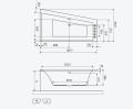 Excellent SFERA Slim wanna akrylowa 170x100 Prawa WAEX.SFP17WHS