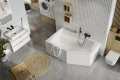 Excellent VESPER wanna akrylowa 160x100 Lewa WAEX.VEL16WH