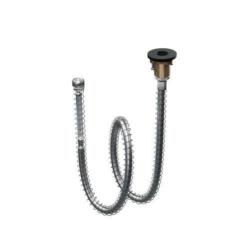 Excellent DRY-BOX uchwt na słuchawkę z wężem nawannowy okrągły czarny mat AREX.SET.050BL