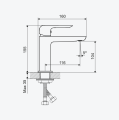 Excellent CLEVER 2.0 bateria umywalkowa