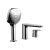 Excellen CLEVER 2.0 bateria wannowa 3-otw chrom