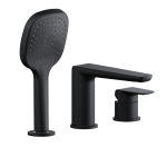 Excellen CLEVER 2.0 bateria wannowa 3-otw czarny mat  AREX.4134BS