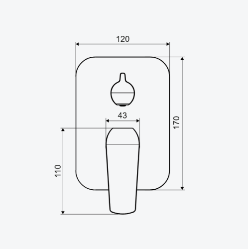 Excellent CLEVER 2.0 bateria prysznicowo-wannowa podtynkowa