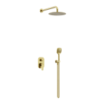 Excellent CLEVER 2.0 zestaw prysznicowy podtynkowy 2- funkcje złoty szczotkowany  AREX.SET.4145GB