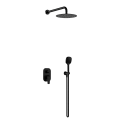 Excellent CLEVER 2.0 zestaw prysznicowy podtynkowy 2- funkcje czarny soft