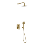 Excellent CLEVER 2.0 zestaw prysznicowy podtynkowy 3- funkcje złoty szczotkowany  AREX.SET.4147GB