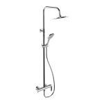 Excellent CLEVER 2.0 system prysznicowy z mieszaczem natynkowy chrom  AREX.4181CR