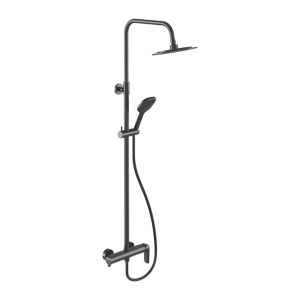 Excellent CLEVER 2.0 system prysznicowy z mieszaczem natynkowy grafit szczotkowany AREX.4181AB