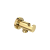Excellent uchwyt na słuchawkę prysznicową z przyłączem wody złoty połysk AREX.1032GL