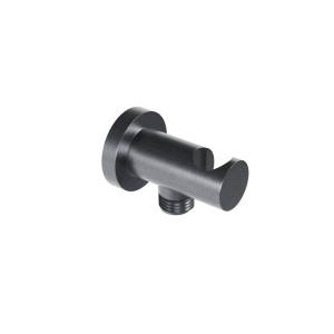 Excellent uchwyt  na słuchawkę prysznicową  z przyłączem wody grafit szczotkowany   AREX.1032AB