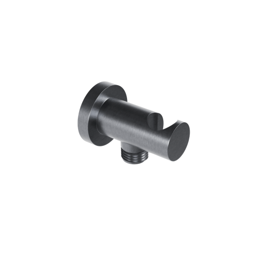 Excellent uchwyt na słuchawkę prysznicową z przyłączem wody grafit szczotkowany AREX.1032AB