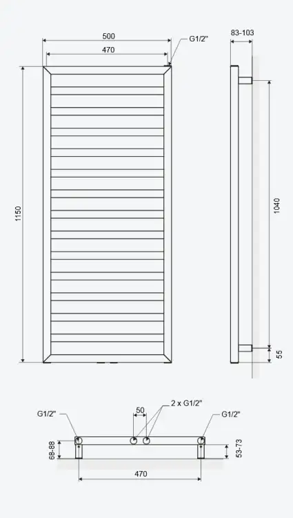 Excellent BREGO 115x50 grzejnik