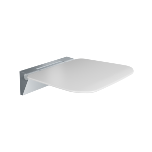 Excellent SEDURO PREMIUM  siedzisko prysznicowe 160 kg chrom/białe  DOEX.SP365.306.WH