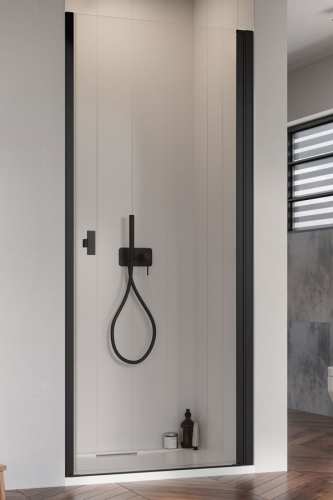 Radaway NES DWJ I drzwi do wnęki PRAWE czarny mat