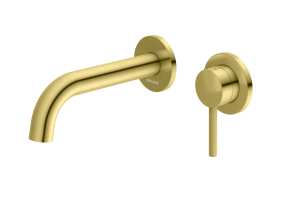 Kohlman AXEL bateria umywalkowa podtynkowa złoty szczotkowany QW180AGDB