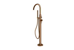 Kohlman AXEL bateria wannowa wolnostojąca miedź szczotkowana QF1165ABC