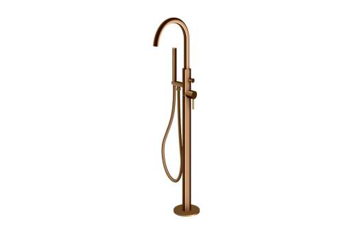 Kohlman AXEL bateria wannowa wolnostojąca miedź szczotkowana QF1165ABC