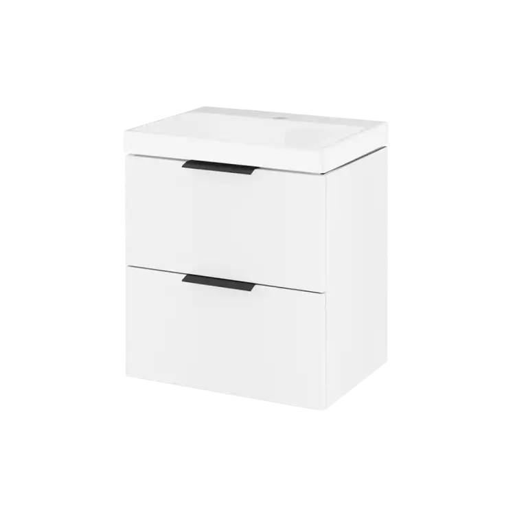 Excellent BLANCO szafka 49 cm z umywalką 2 szuflady