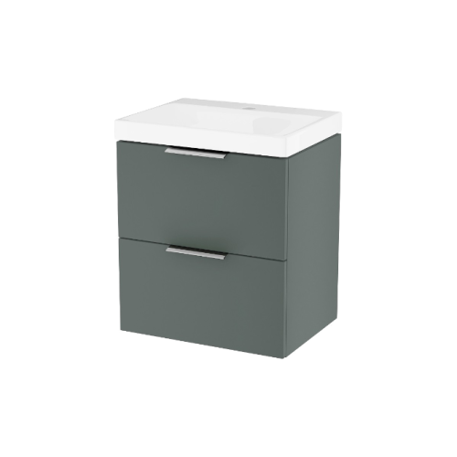 Excellent BLANCO szafka szałwiowy mat soft 49 cm z umywalką 2 szuflady